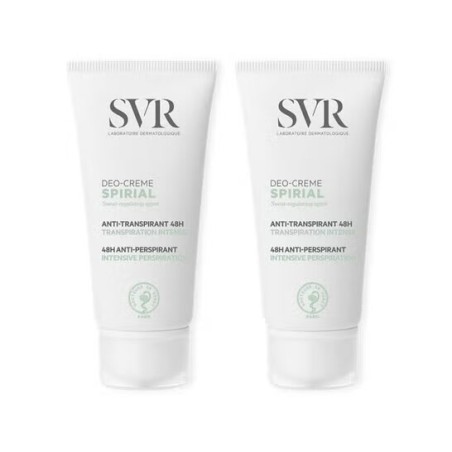 SVR Spirial Deo-Creme Antitranspirante 48h 2x50ml