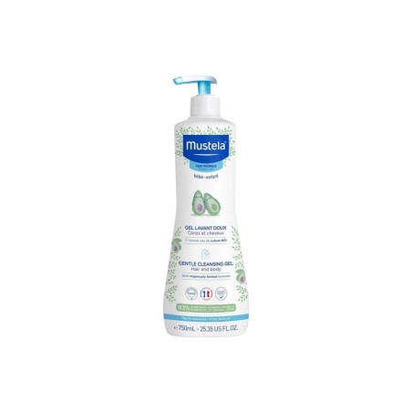 Mustela Gel de Baño Suave con Aguacate BIO 750ml