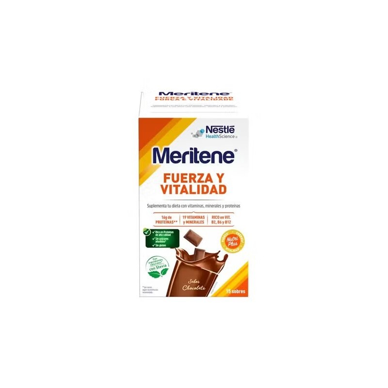 Meritene Fuerza y Vitalidad Batido Chocolate 15 sobres